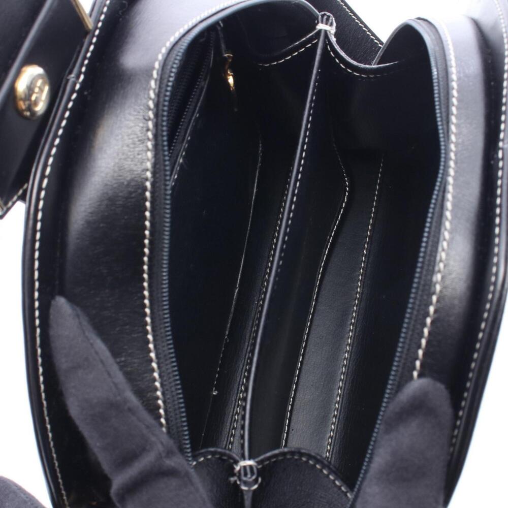 CHRISTIAN DIOR Black Leather Shoulder Bag - Picture 3 of 11